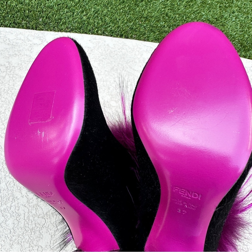 Fendi fox fur trim boots - Picture 8 of 14